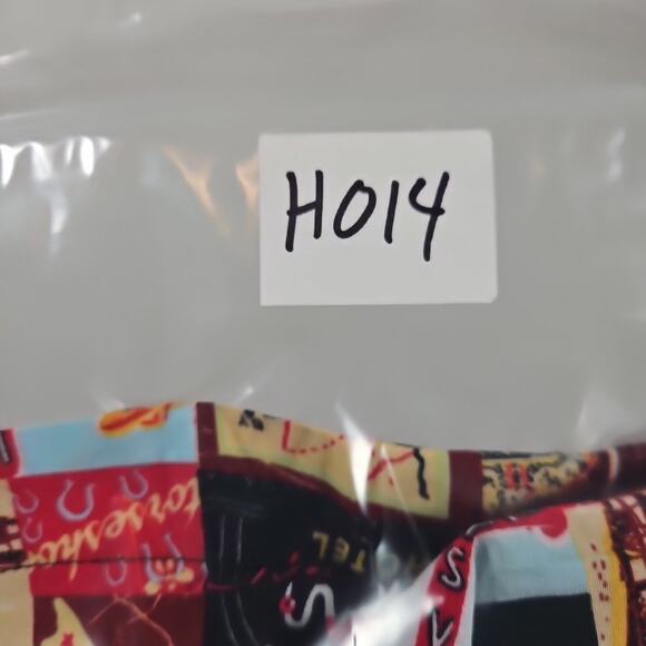 Vintage Caesars Entertainment Old Las Vegas Button Up Hawaiian Shirt Sz Medium - Picture 7 of 7